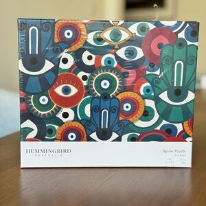 NEW Vibrant Hamsa “Evil Eye”Jigsaw Puzzle by Hummingbird of Australia 1000 pc.